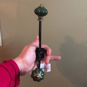 Ceramic melon wall hook